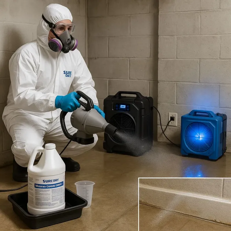 Sanitization and Odor Removal process in Berkeley Lake, GA
