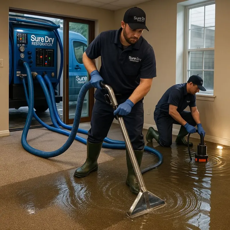 Water Extraction and Removal process in Berkeley Lake, GA